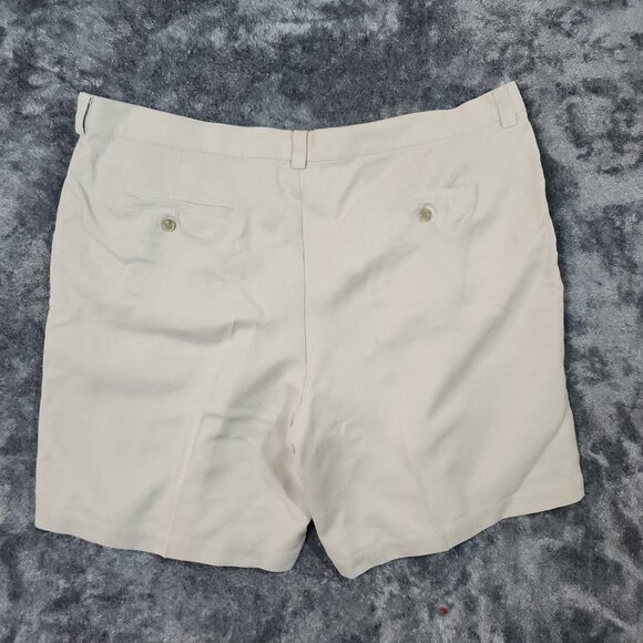 Tommy Bahama Shorts Mens 44 Beige Silk Chino Pants Golf Outdoor Beach Summer EUC - Picture 4 of 6